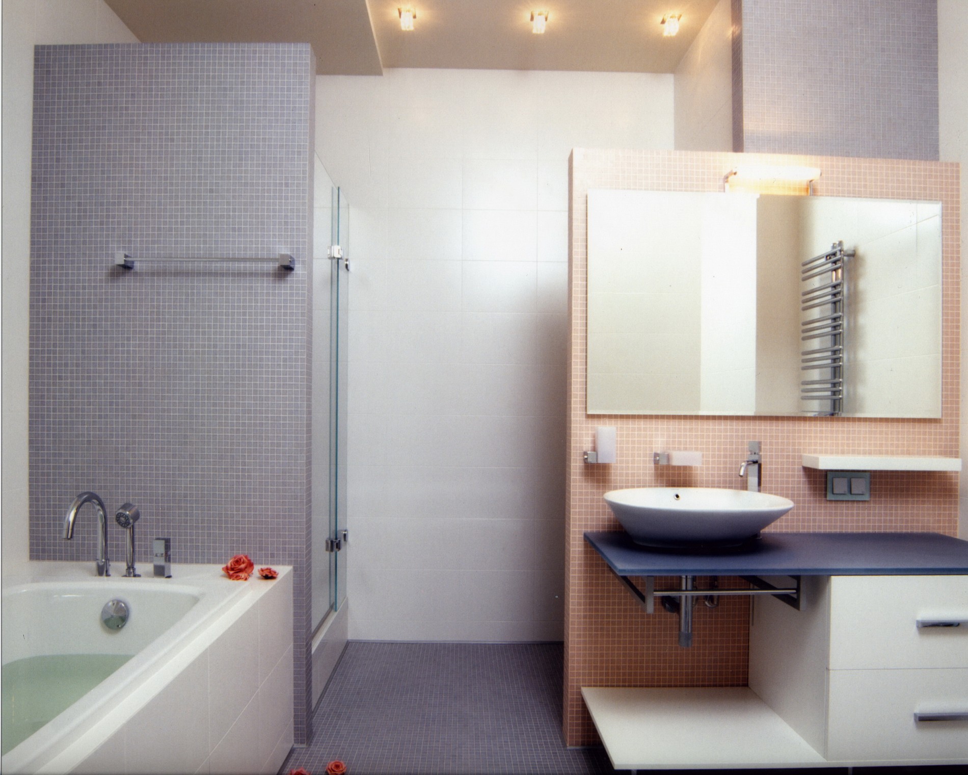 Дизайн интерьера ванной в стиле минимализм
